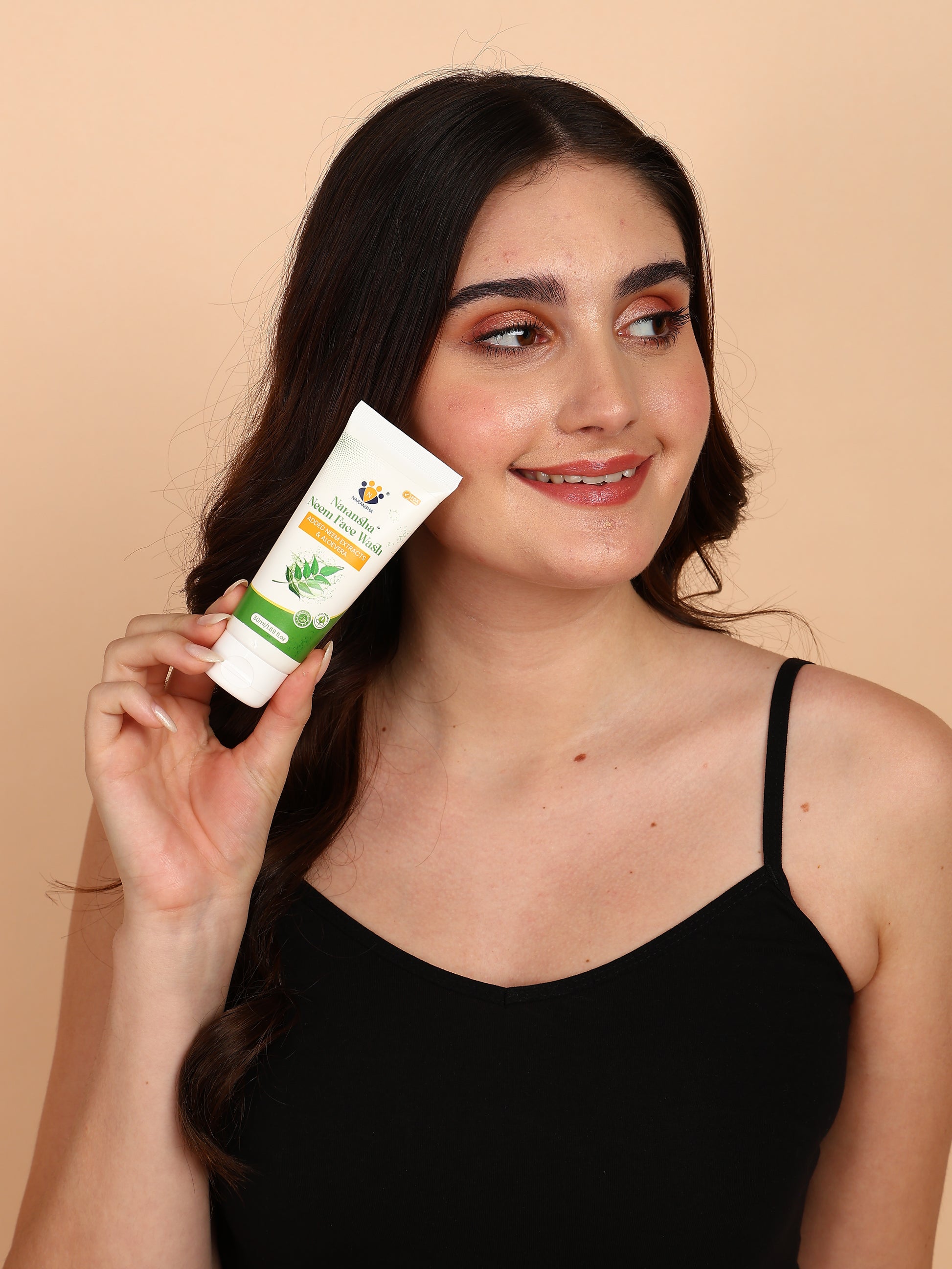 Neem Face Wash with Vitamin E & Hyaluronic Acid for Acne Control (50 ml)