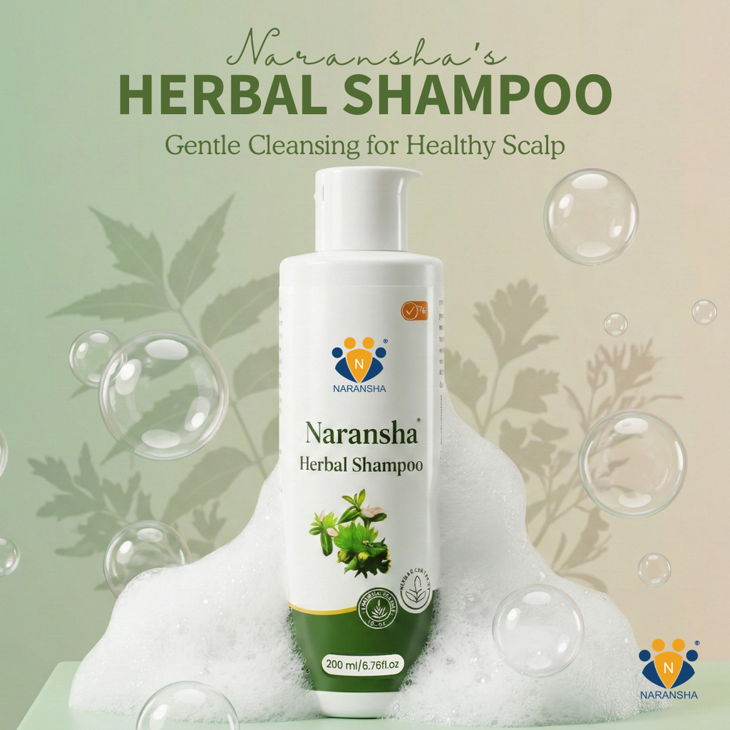 Herbal Shampoo for Hair Growth & Hair Fall Control with Shikakai & Reetha Extracts (200 ml)