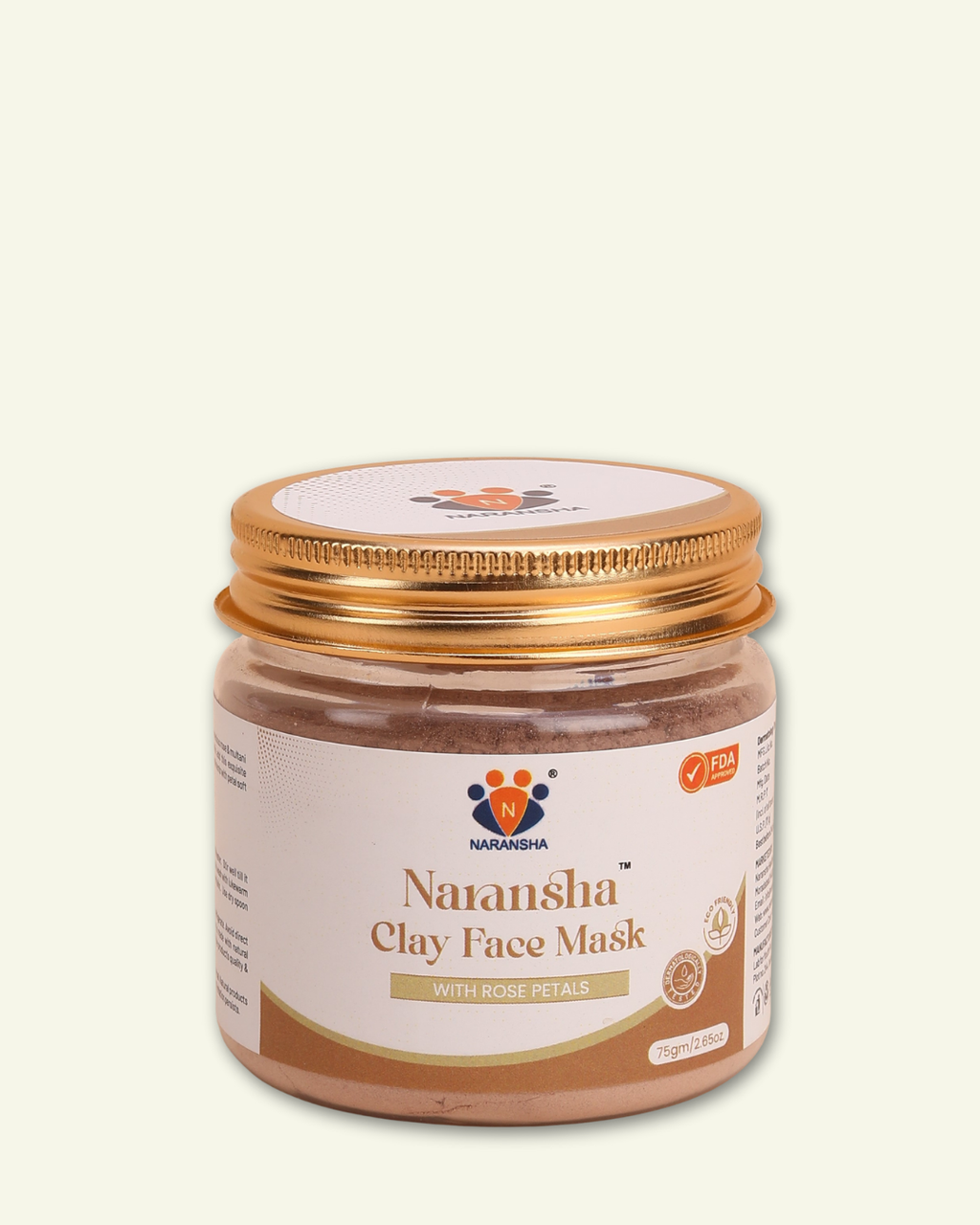 Multani Mitti Clay Face Mask with Rose Petals for Deep Cleansing (75 g)