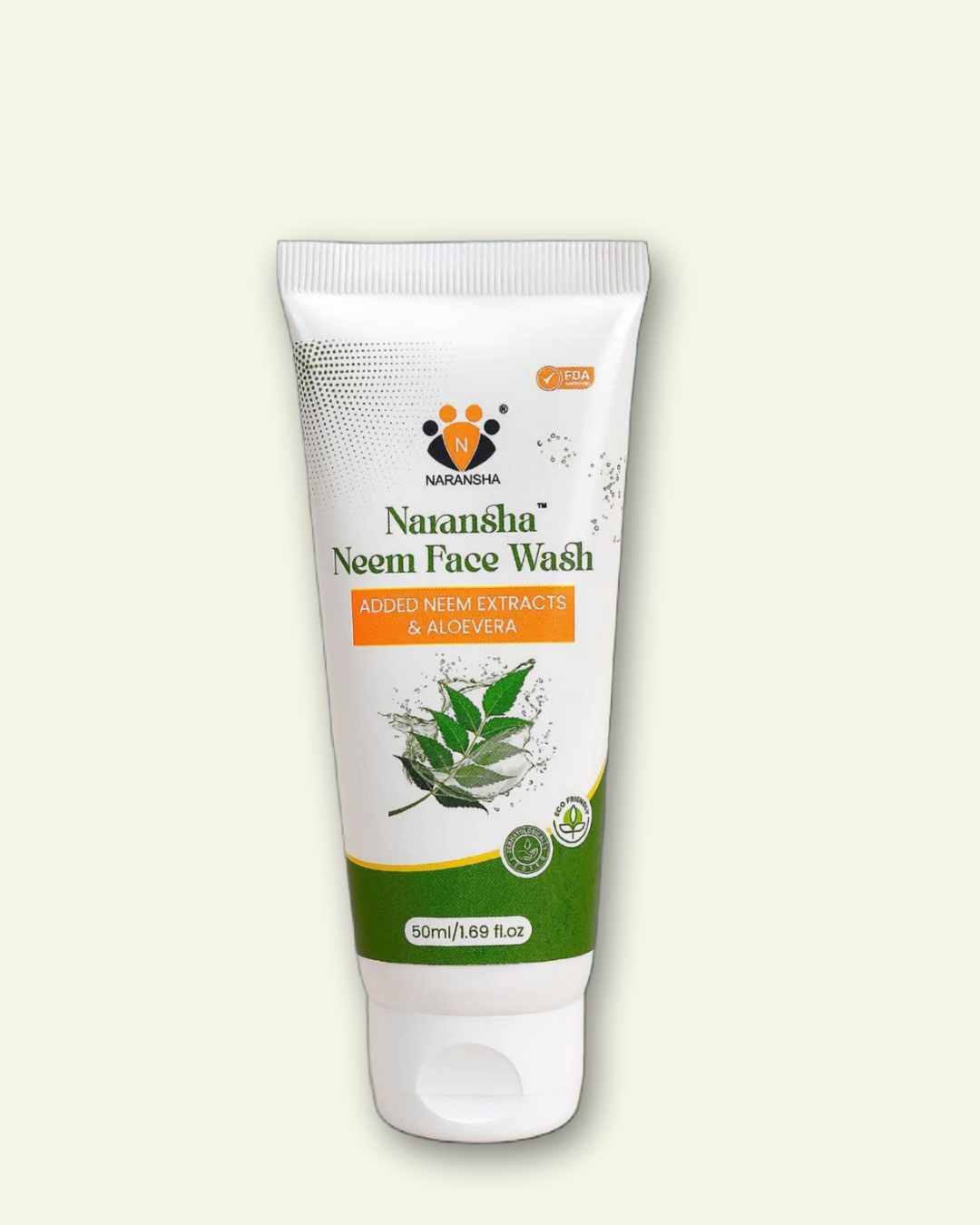 Neem Face Wash with Vitamin E & Hyaluronic Acid for Acne Control (50 ml)