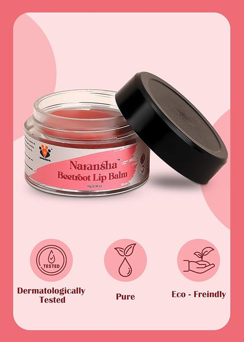 Beetroot Lip Balm with Grapeseed & Almond Oil for Lip Brightening (10 mg)