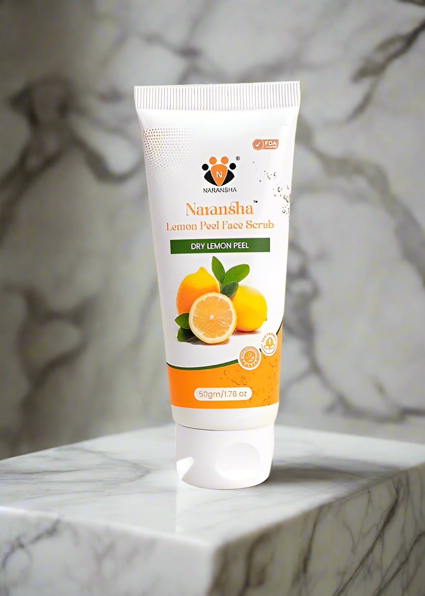 Lemon Butter Face Scrub with Niacinamide & Jojoba Beads (50 ml)