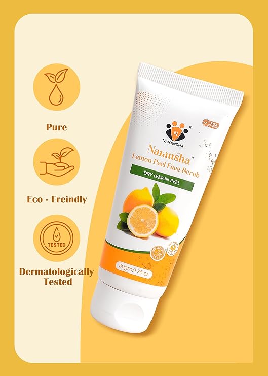 Lemon Butter Face Scrub with Niacinamide & Jojoba Beads (50 ml)