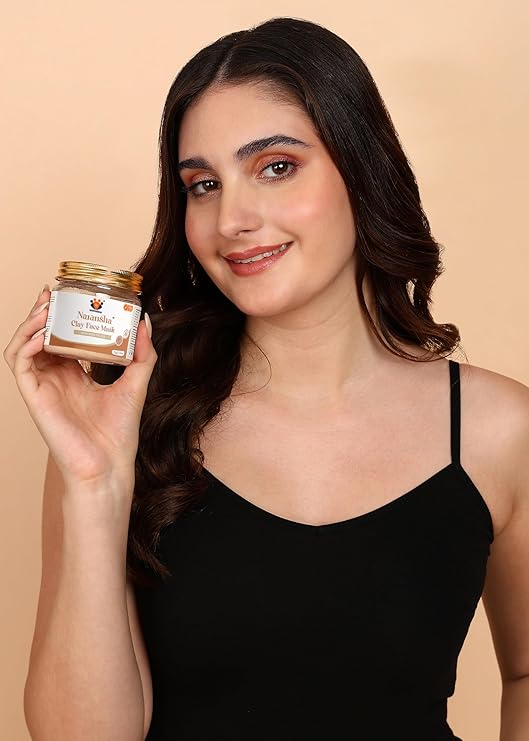 Multani Mitti Clay Face Mask with Rose Petals for Deep Cleansing (75 g)