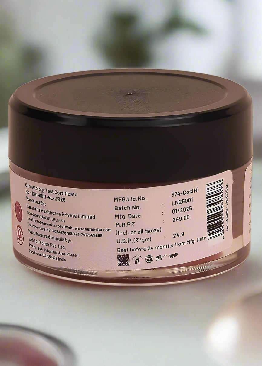 Beetroot Lip Balm with Grapeseed & Almond Oil for Lip Brightening (10 mg)