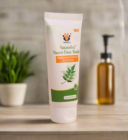 Neem Face Wash with Vitamin E & Hyaluronic Acid for Acne Control (50 ml)