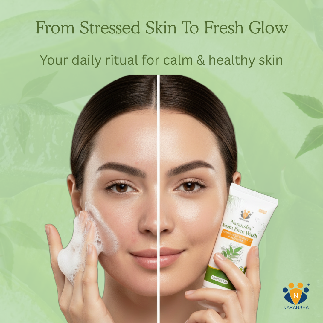 Neem Face Wash with Vitamin E & Hyaluronic Acid for Acne Control (50 ml)