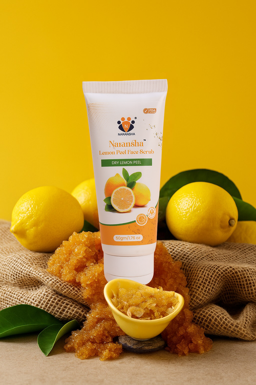 Lemon Butter Face Scrub with Niacinamide & Jojoba Beads (50 ml)