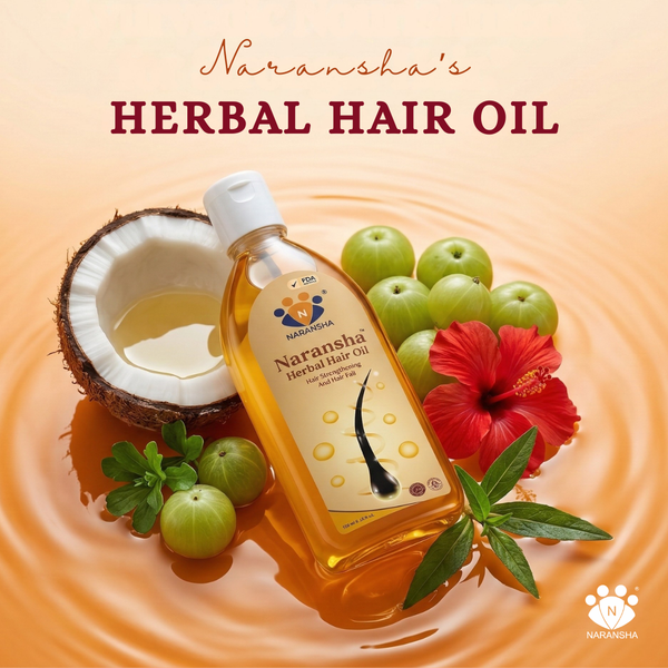 Herbal Hair Oil with Brahmi & Amla for Hair Growth & Strength (100 ml)