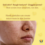 Lemon Peel Face Scrub with Niacinamide & Jojoba Beads (50 ml)