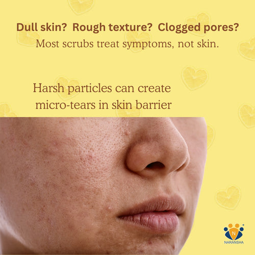 Lemon Peel Face Scrub with Niacinamide & Jojoba Beads (50 ml)