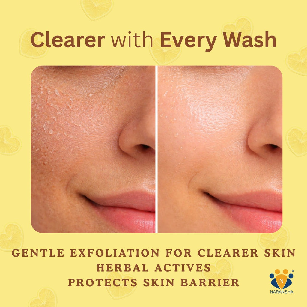 Lemon Peel Face Scrub with Niacinamide & Jojoba Beads (50 ml)