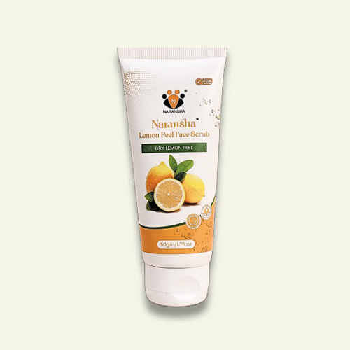 Lemon Peel Face Scrub with Niacinamide & Jojoba Beads (50 ml)