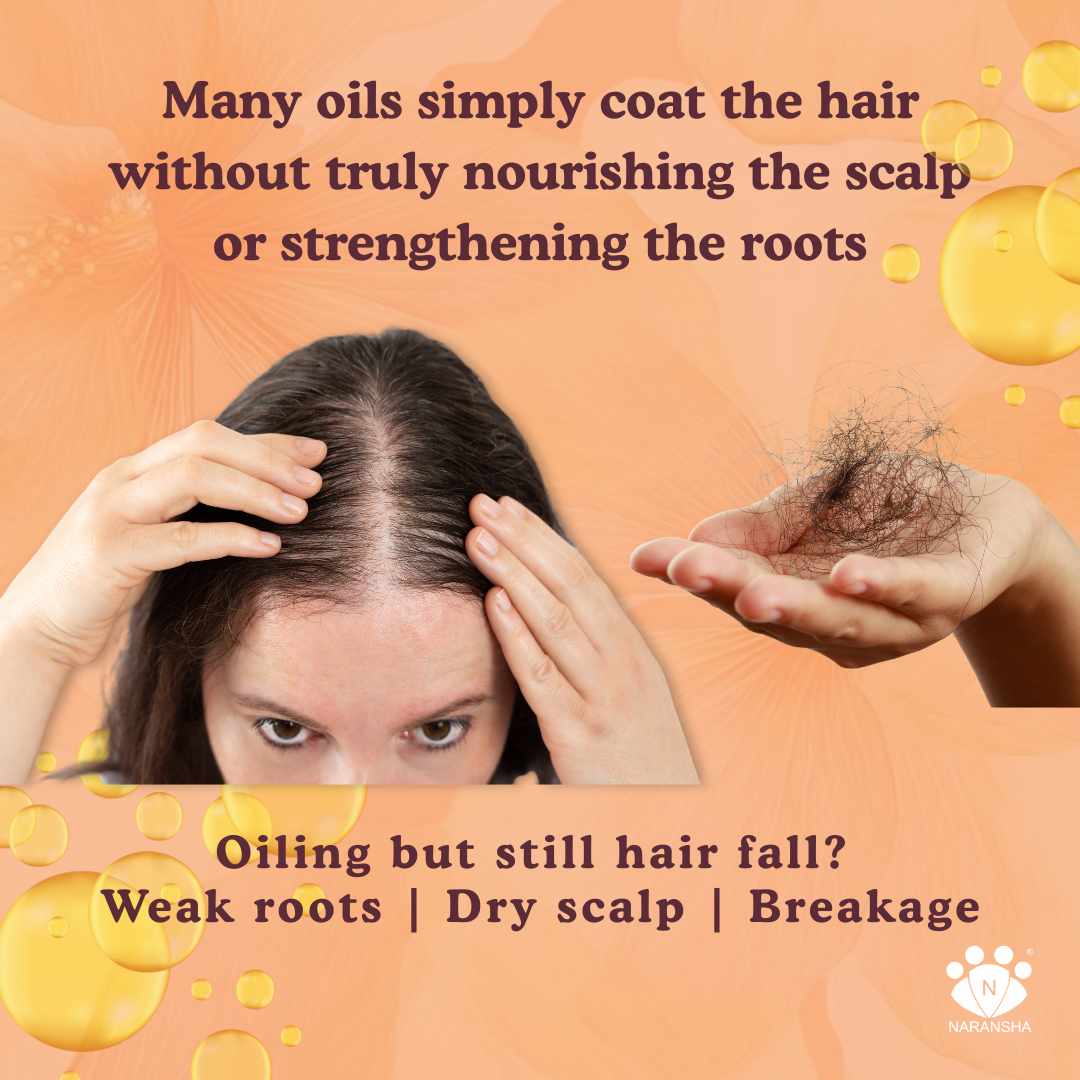 Ayurvedic Herbal Hair Oil with Brahmi & Amla for Hair Growth & Strength (100 ml)