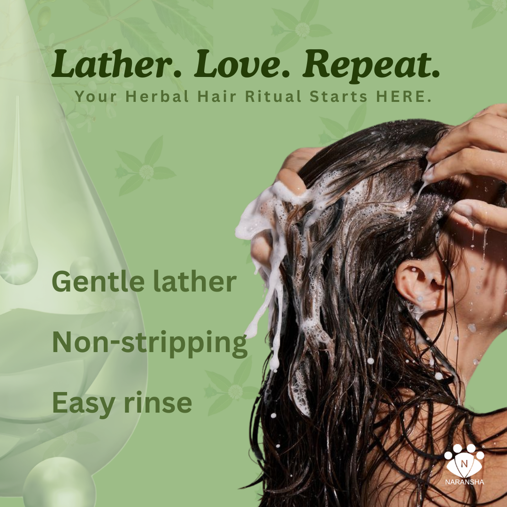 Herbal Shampoo for Hair Growth & Hair Fall Control with Shikakai & Reetha Extracts (200 ml)