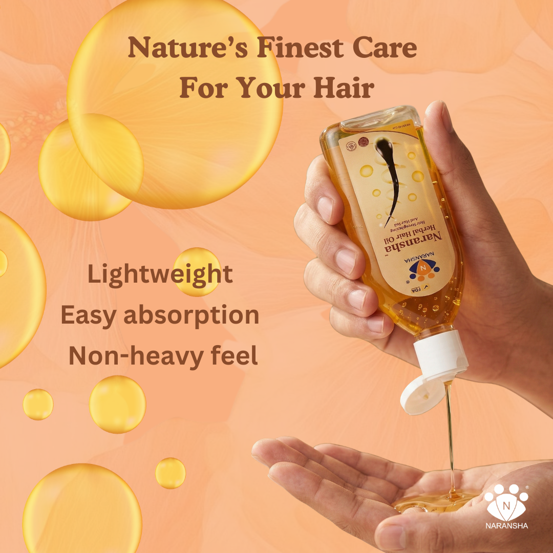 Ayurvedic Herbal Hair Oil with Brahmi & Amla for Hair Growth & Strength (100 ml)